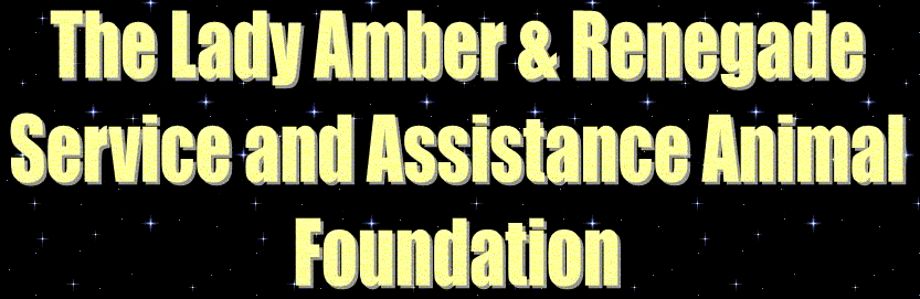 BUCHANANFPC SIGN (THE LADY AMBER & RENEGADE SERVICE AND ASSISTANCE ANIMAL FOUNDATION)